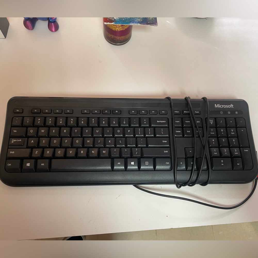 Microsoft Wired Black Keyboard 400